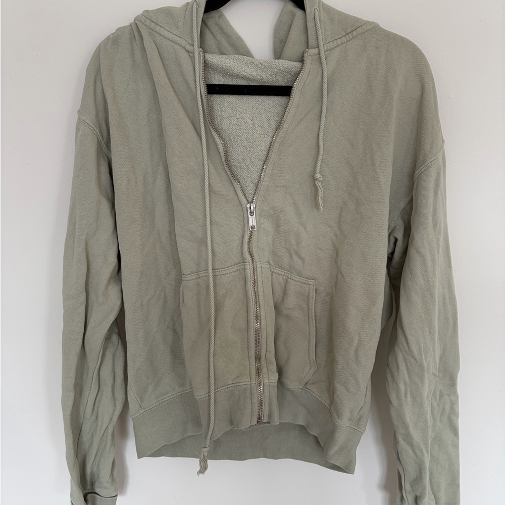 Sage green Brandy Melville zip up
